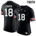 Youth Ohio State Buckeyes #18 Jonathon Cooper Black Nike NCAA College Football Jersey January AET3844PY